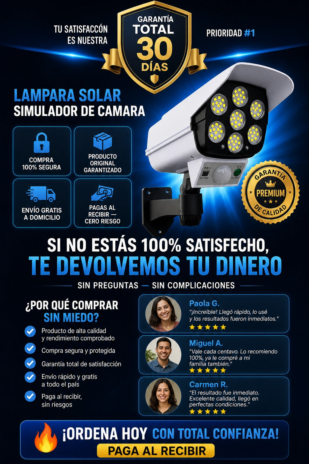 Lampara Solar Simulador De Camara - imagen 9
