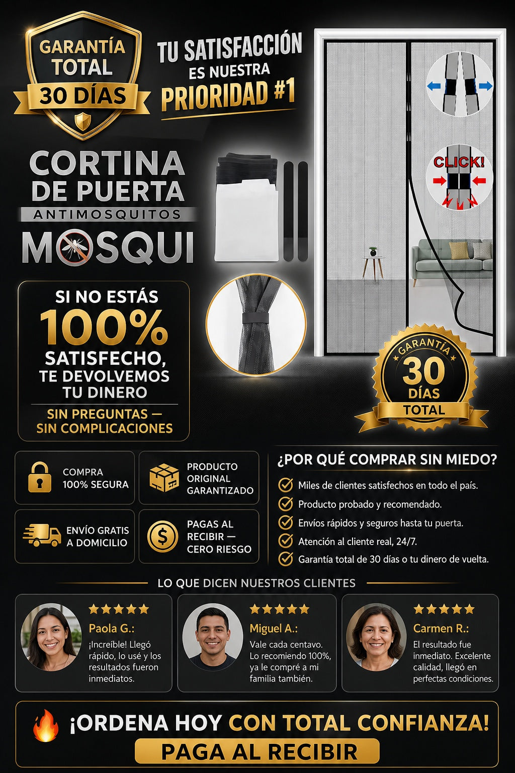 Cortina De Puerta Antimosquitos Mosqui - imagen 9