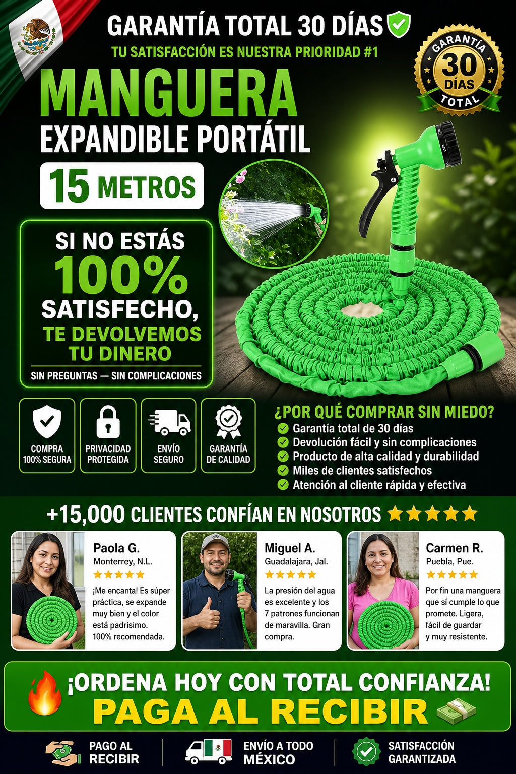 Manguera Expandible Portatil 15metros - imagen 9