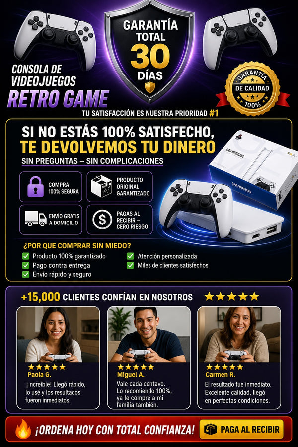 Consola De Videojuegos Retro Game - imagen 9