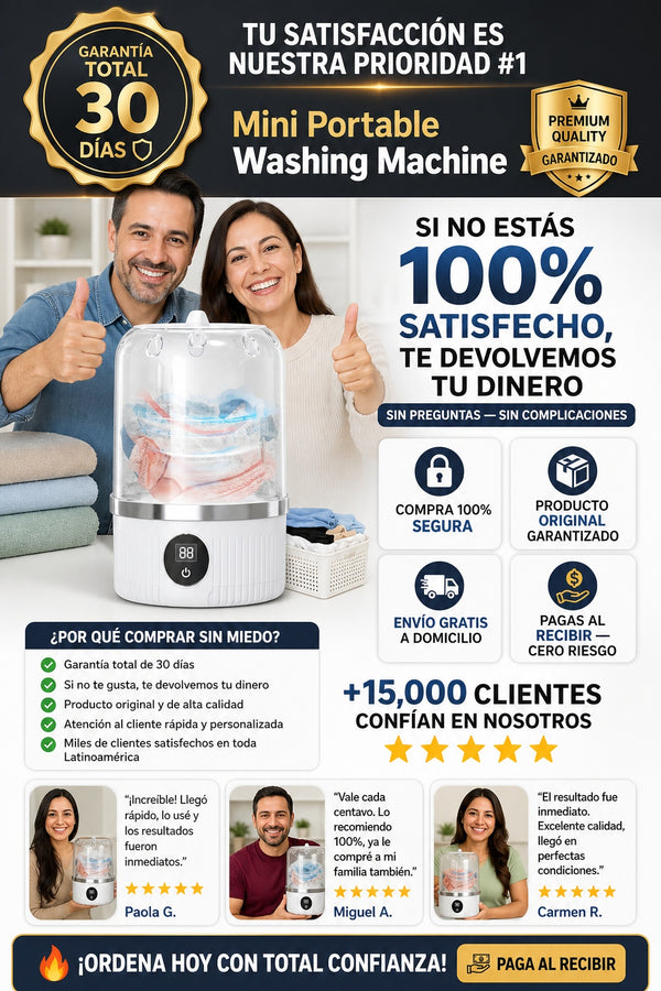 Mini Lavadora Portatil Para Ropa Interio - imagen 9