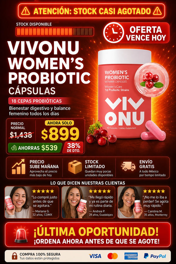 Vivonu Probioticos Mujer 60 Capsulas - imagen 10