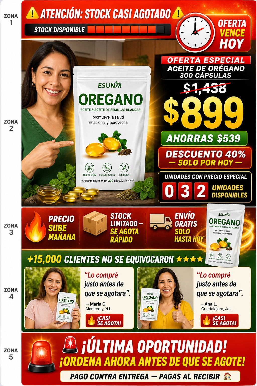 Aceite De Oregano 300 Capsulas - imagen 10