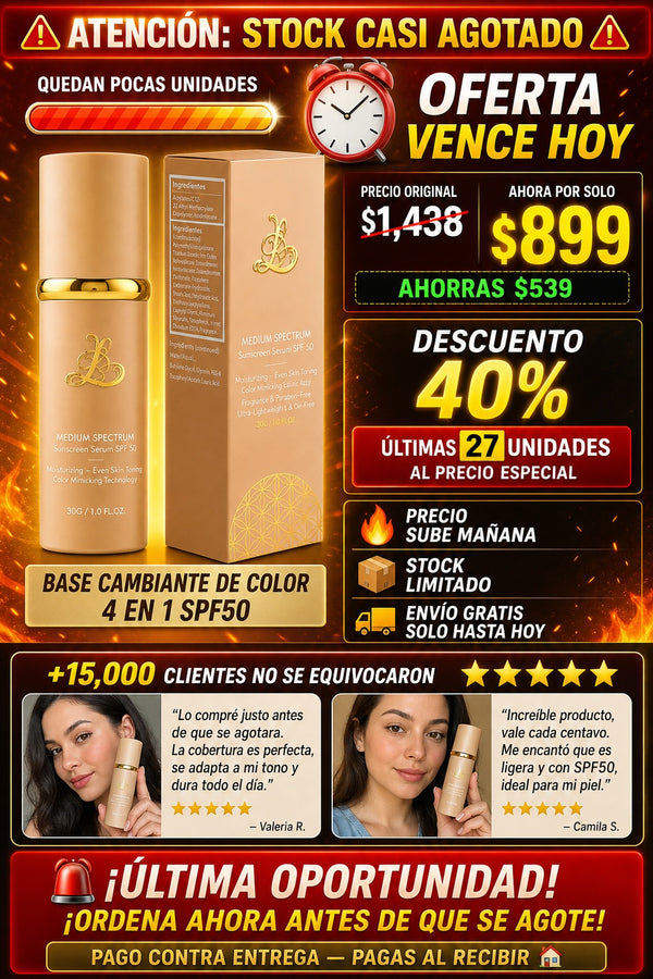 Base Cambiante De Color 4 En 1 Spf50 - imagen 10