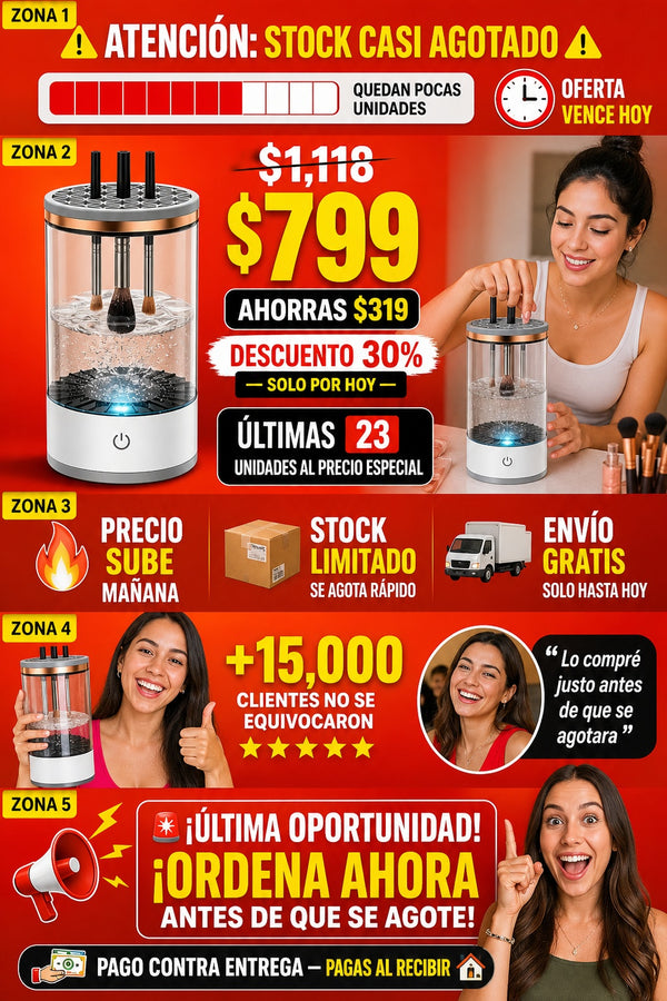 Limpiador De Brochas Recargable - imagen 10