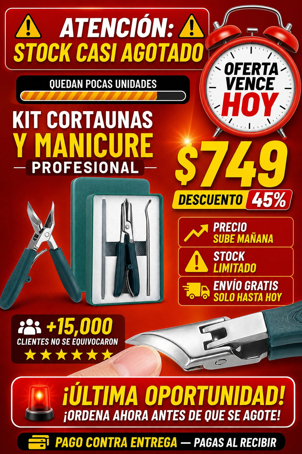Kit Cortaunas Y Manicure Profesional - imagen 10