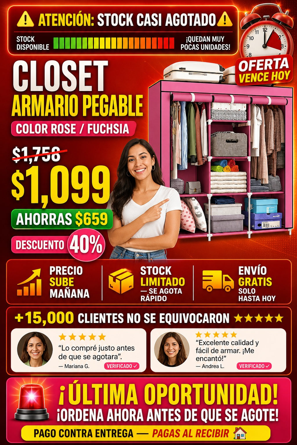 Closet Armario Pegable - imagen 10