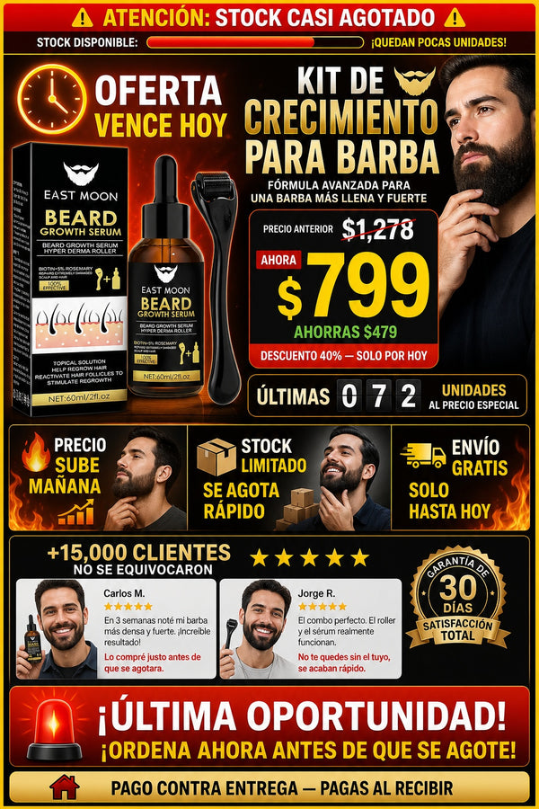 Kit De Crecimiento Para Barba - imagen 10