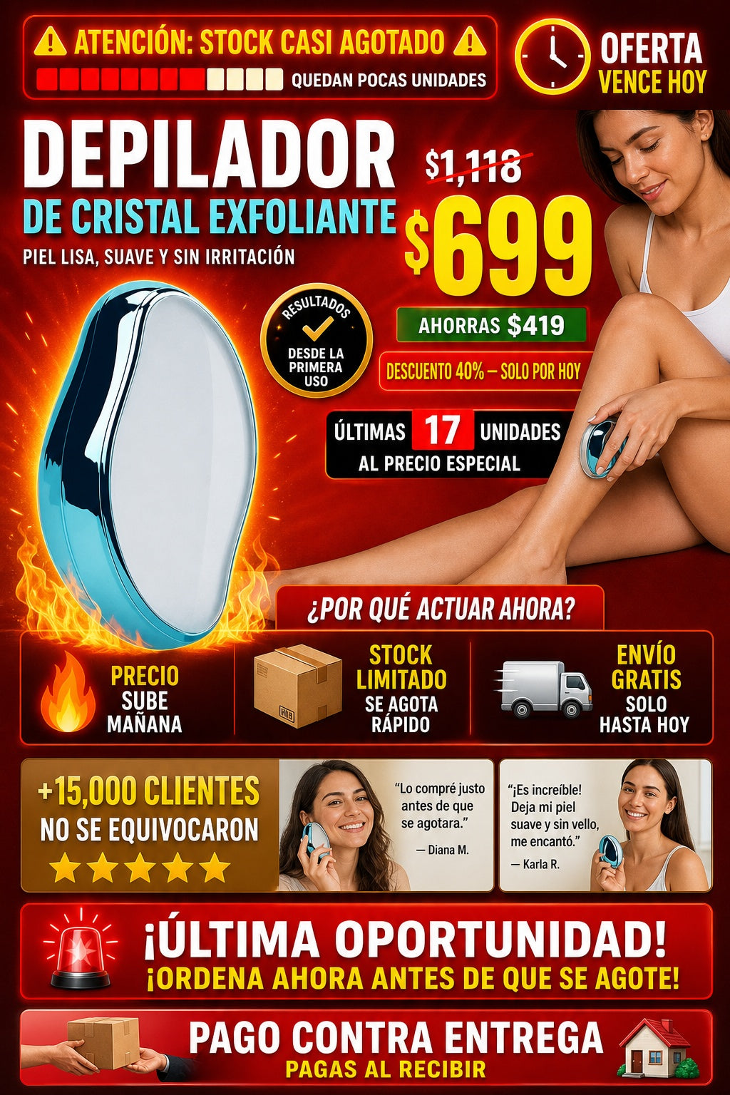 Depilador De Cristal Exfoliante - imagen 10