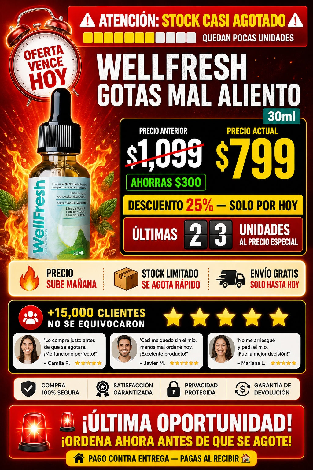 Wellfresh Gotas Mal Aliento 30ml - imagen 10