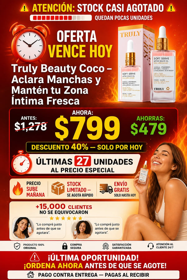 Truly Beauty Coco – Aclara Manchas y Mantén tu Zona Íntima Fresca - imagen 10