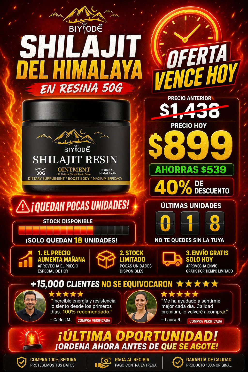 Shilajit Del Himalaya En Resina 50g - imagen 10