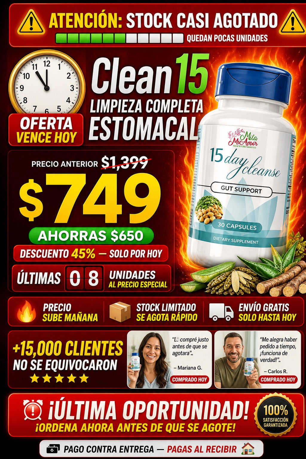 Clean15 Limpieza Completa Estomacal - imagen 10