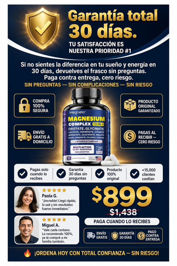 Suplemento Megneta Magnesio Complex - sección 10