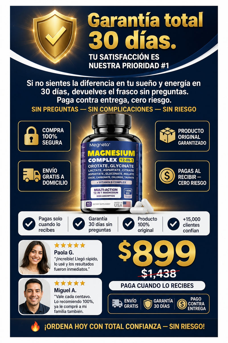 Suplemento Megneta Magnesio Complex - sección 10