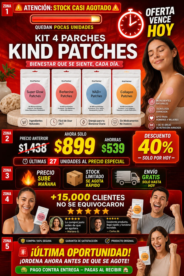 Kit 4 Parches Kind Patches - imagen 10