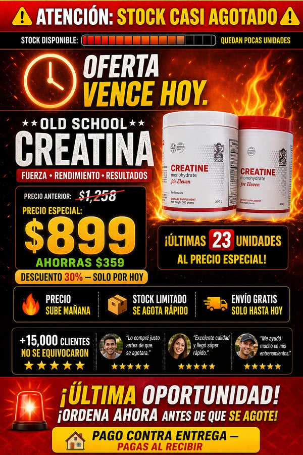 Oferta Especial 2x1: Old School Creatina™ - Fórmula Especial para Aumentar Glúteos y Busto - imagen 10