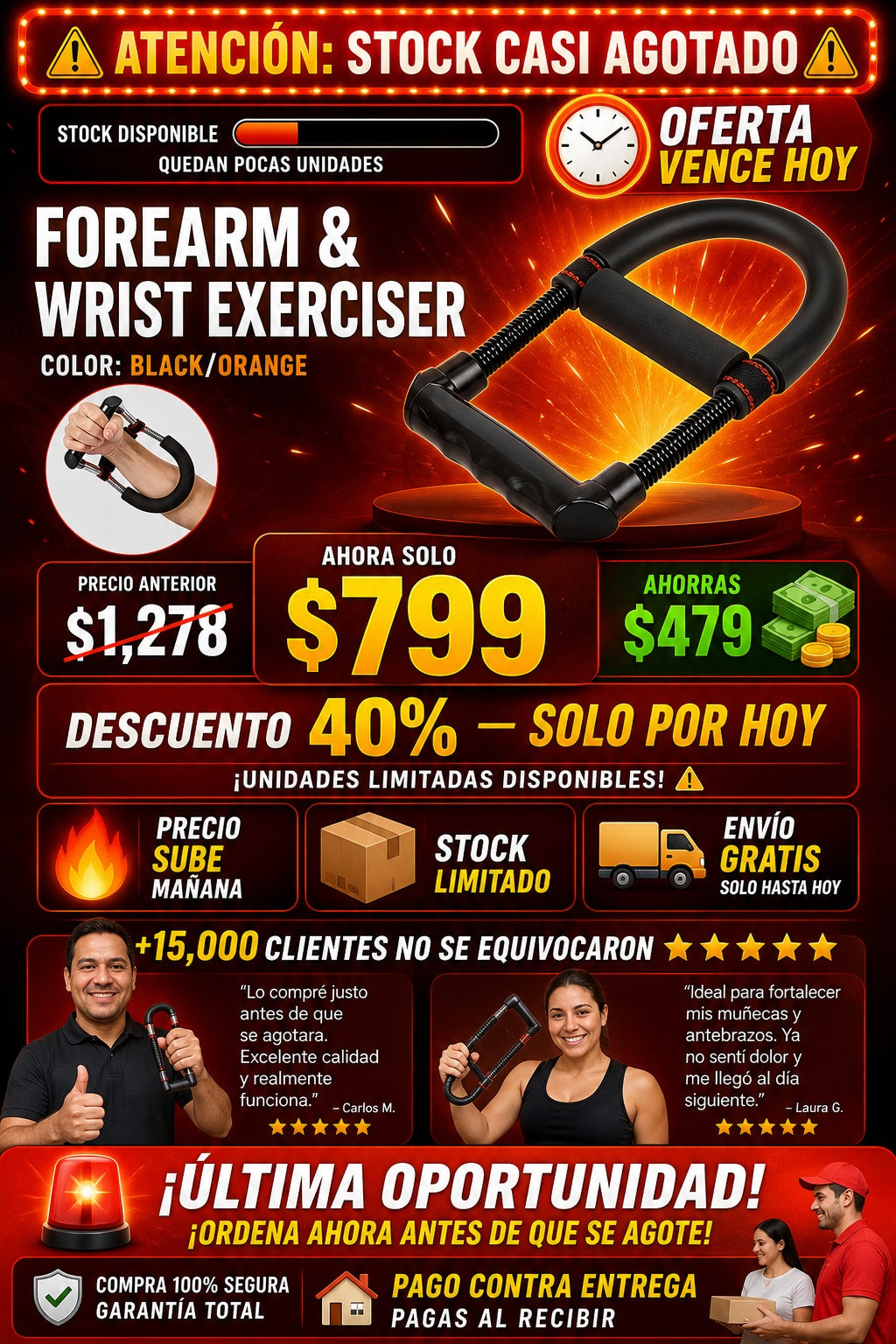 Ejercitador Antebrazo Muneca - imagen 10