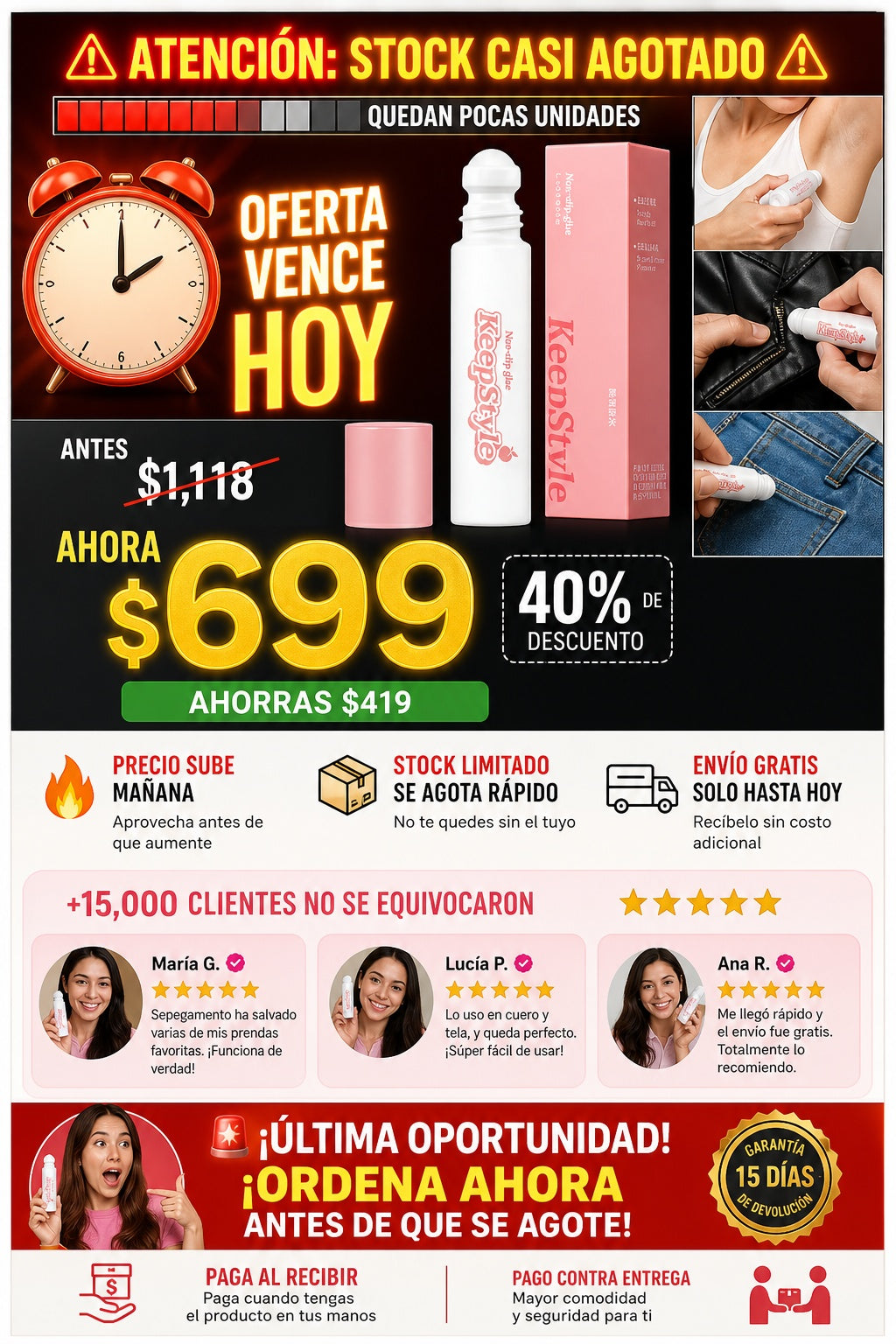 Pegamento Especial Para Ropa Y Piel - imagen 10