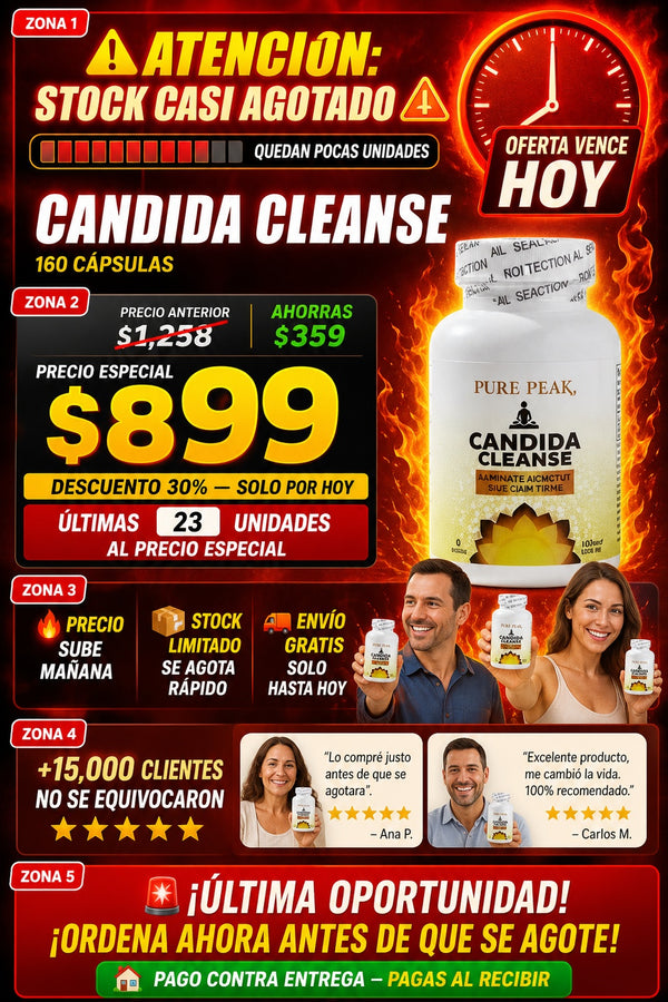 Candida Clease 160 Capsulas - imagen 10