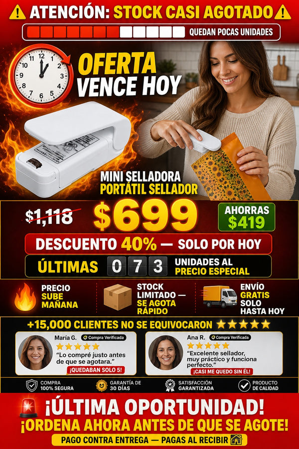 Mini Selladora Portatil Sellador - imagen 10
