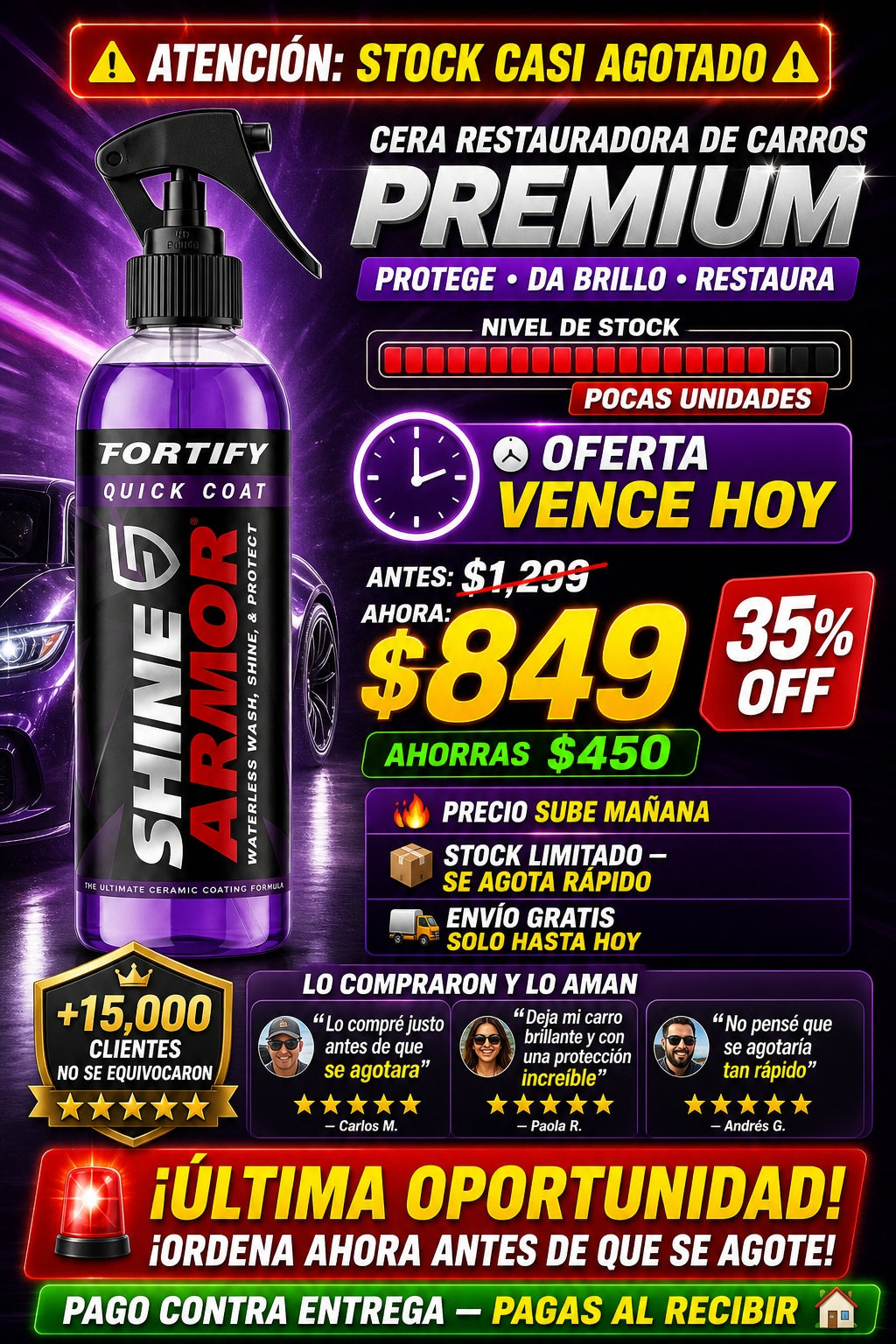 Cera Restauradora De Carros Premium - imagen 10