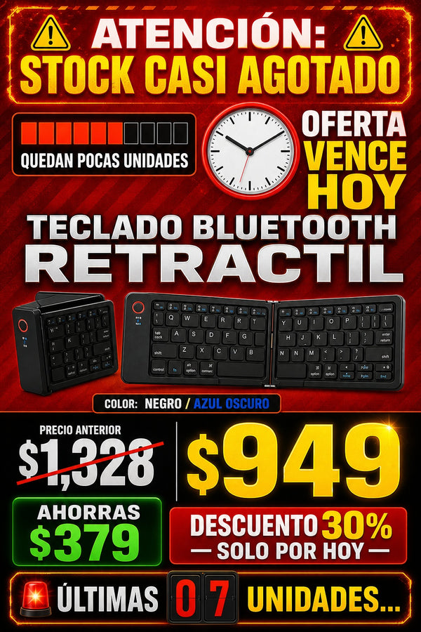 Teclado Bluetooth Retractil - imagen 10