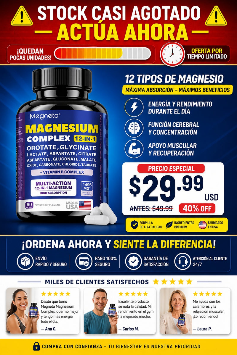 Suplemento Megneta Magnesio Complex - sección 11