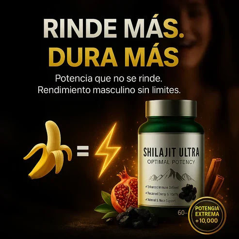 Shilajit Ultra Premium 60 Cápsulas Energía Pura