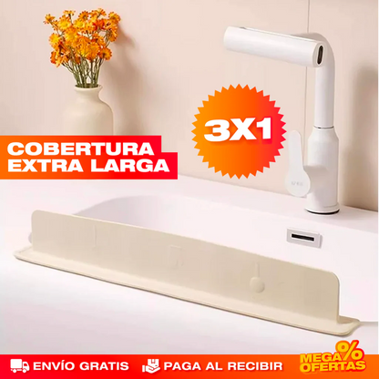 Protector Antisalpicaduras para Fregadero | Cocina Limpia y Sin Regueros
