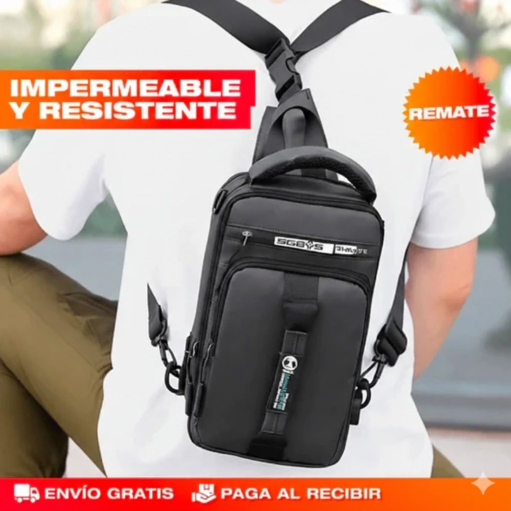 BOLSO CRUZADO CON PUERTO USB ✅